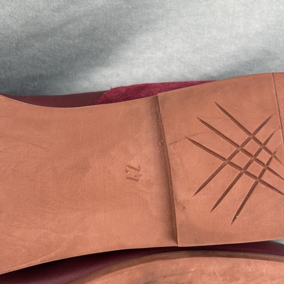 EUC Bueno Beau Leather and Suede Back Zip Loafers EU 42 - Picture 7 of 8